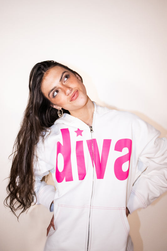 Diva Zip-Up Hoodie